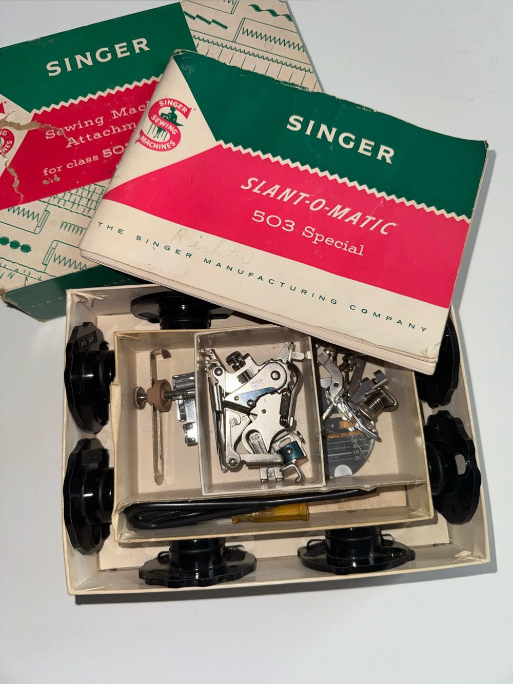 SINGER Sewing Machine Attachments for Class 503 Slant-O-Matic, Simanco 161745